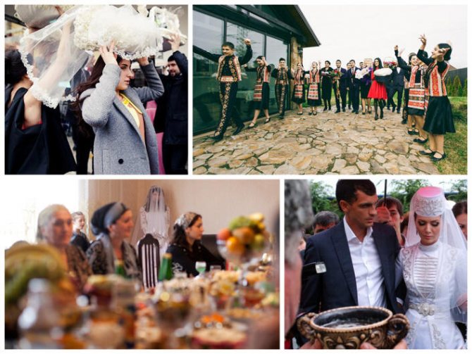 свадебные традиции на кавказе фото
