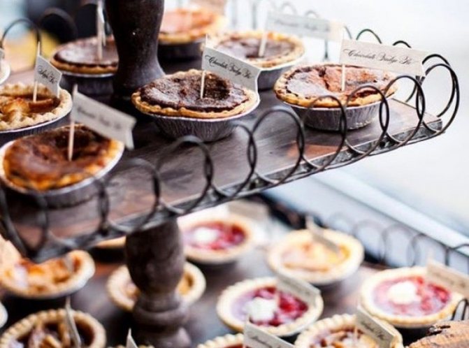 Свадебный кенди бар с тартами