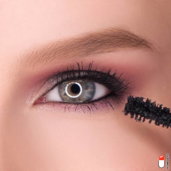 свадебный макияж с винными смоки айс фото № 77