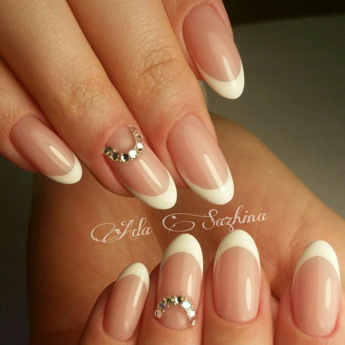 Свадебный маникюр: новинки, 100 фото