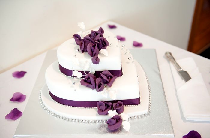 свадебный торт двухъярусный 3