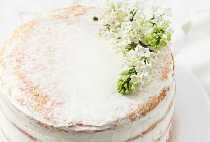 свадебный торт одноярусный 8