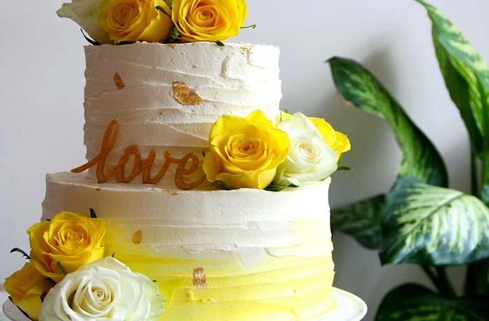 свадебный торт омбре 3