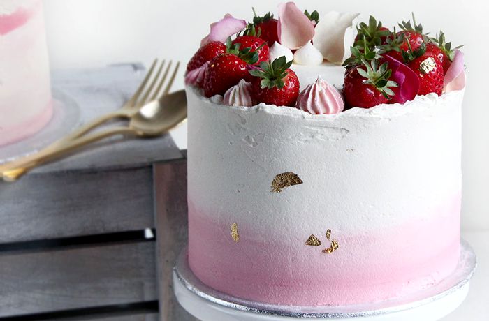 свадебный торт омбре 7