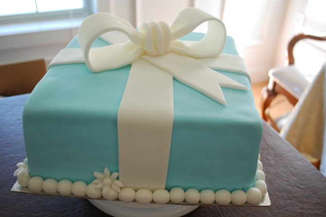 свадебный торт Тиффани 2
