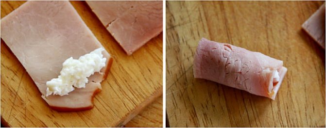 свернуть рулетик