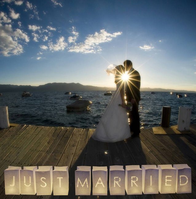 Светящиеся буквы для украшения свадьбы