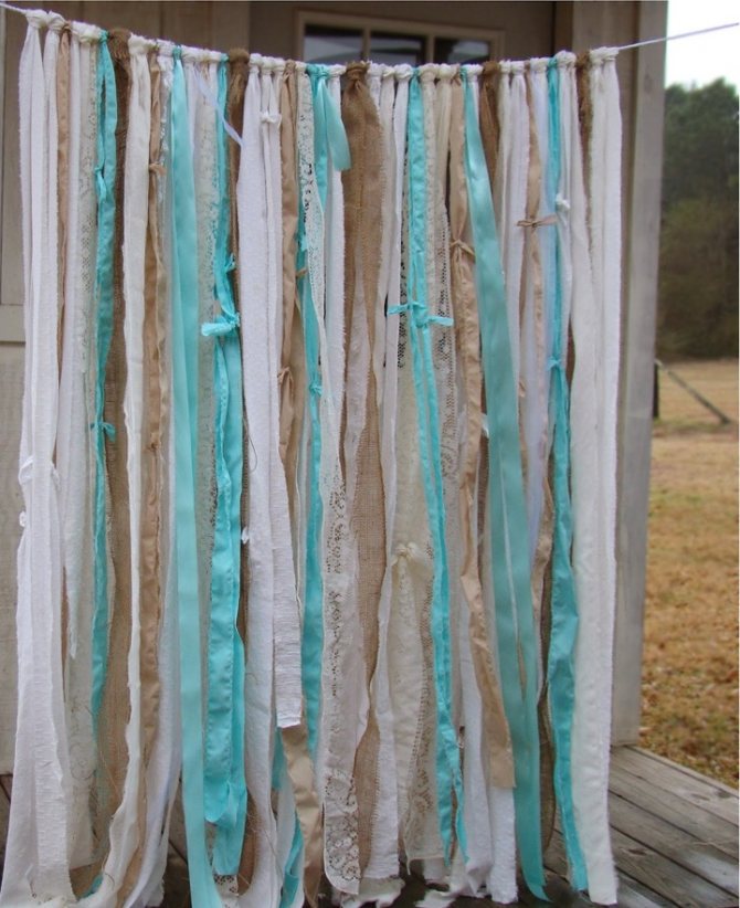 Тканевая гирлянда