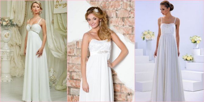 Тонкие бретели помогут привлечь внимание к декольте