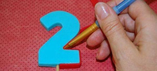 Топперы из мастики