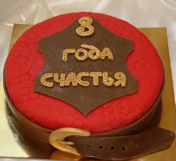 Торт на 3 года свадьбы: идеи, фото