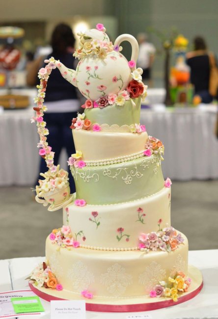 Торт на фаянсовую свадьбу (9 лет)