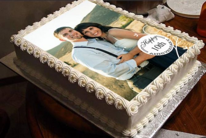 Торт с фото