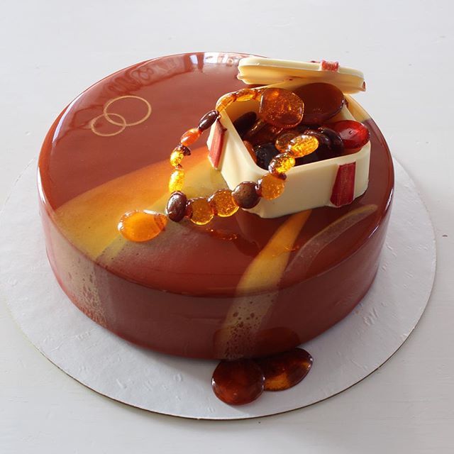 торт с янтарём