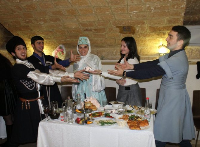 Торжество на Кавказе длится до недели