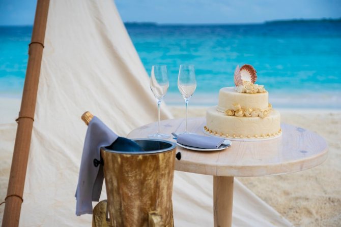Традиционное угощение на мальдивской свадьбе