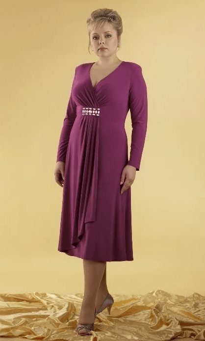 трикотажное платье на свадьбу для мамы