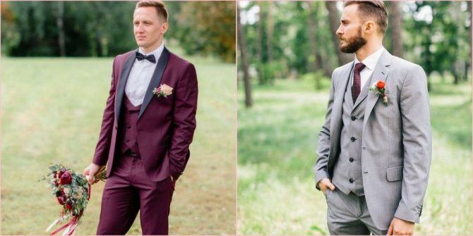 Тройки замечательно подойдут для свадьбы в любое время года