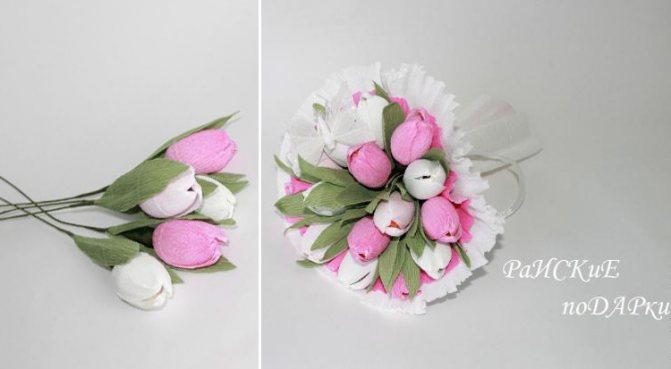 тюльпан из рафаэлло