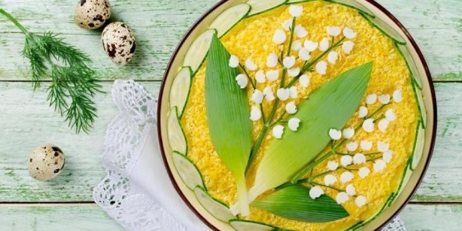 Уделите особое внимание торжественному меню