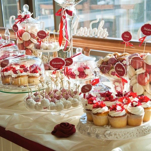 угощения для свадебного кэнди-бара