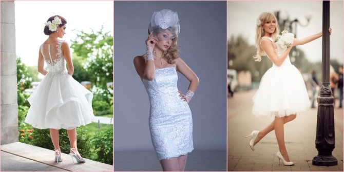 Украшайте голову вуалеткой или цветами в сочетании с миди