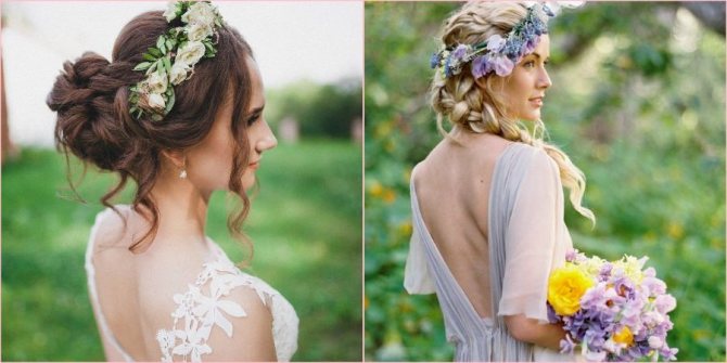 Украшайте свои прически венками из цветов