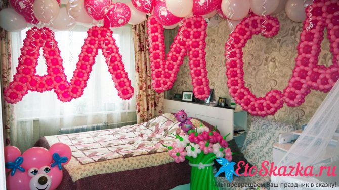 украшение автомобиля воздушными шарами