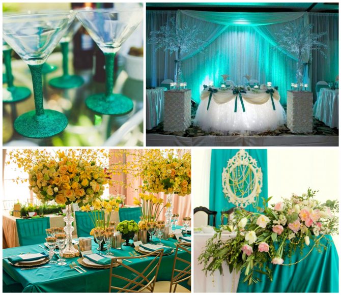 Украшение берилловой свадьбы