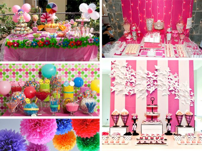 украшение candy bar