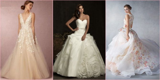 Украшение в виде 3д цветов