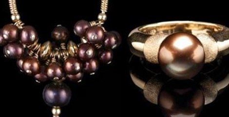 украшения из шоколадного жемчуга