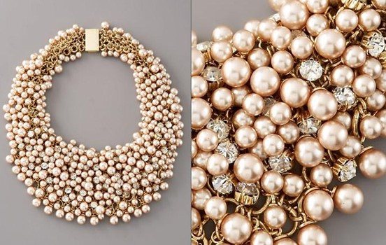 украшения из золотистого жемчуга
