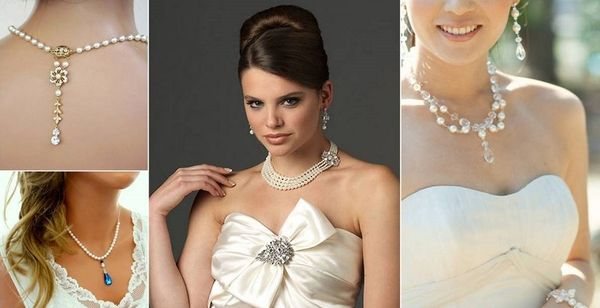 Украшения к свадебному платью