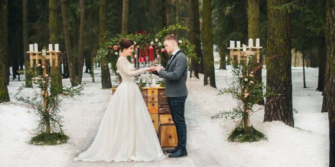 Устройте регистрацию брака на природе
