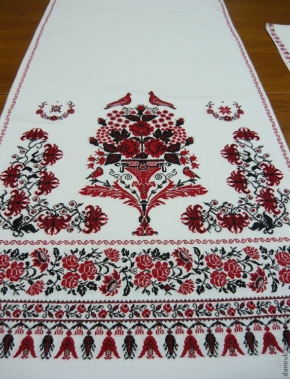 узоры на рушниках