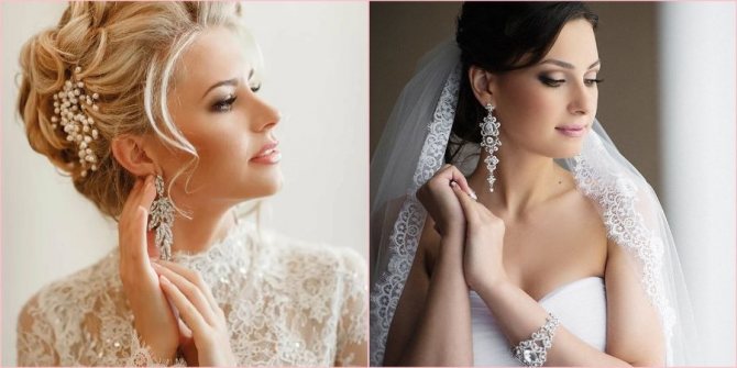 В качестве украшений используйте объемные серьги