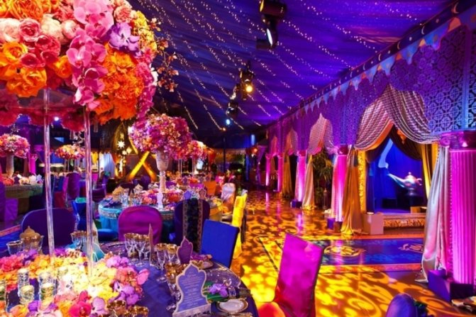 В восточном стиле