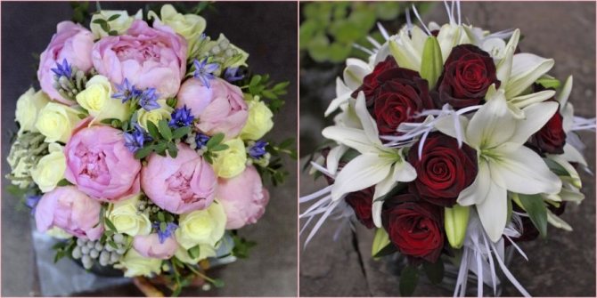 В жаркую пору используйте лилии и пионы