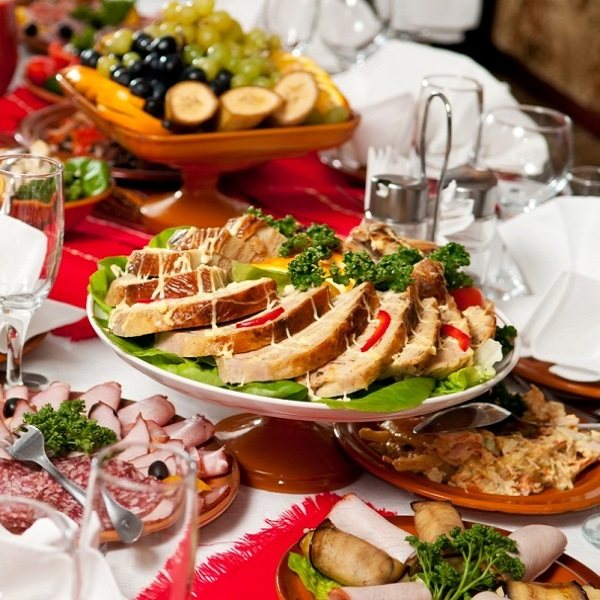 варианты меню для свадьбы