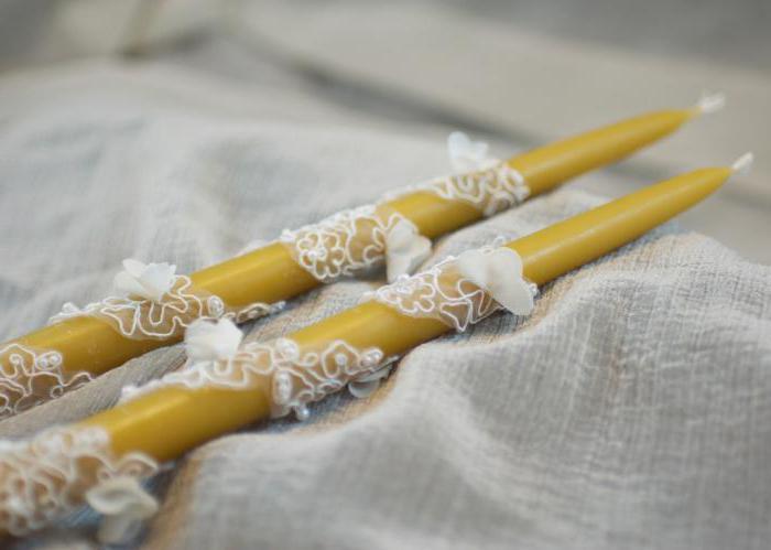 венчальные свечи