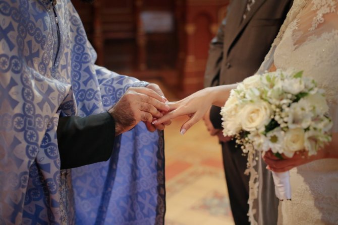 Венчание супругов