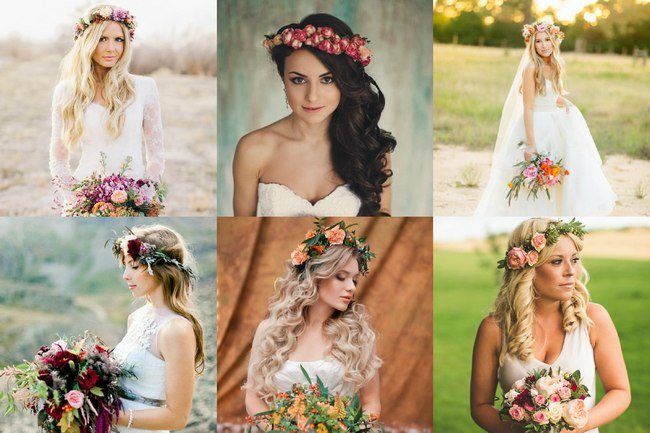 Венки для свадеб в стиле