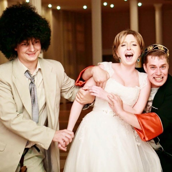 Веселый сценарий похищения невесты на свадьбе