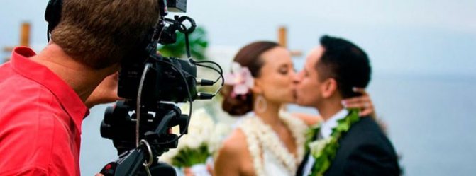 Видеограф на свадьбу