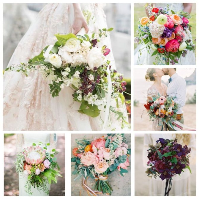 Виды букетов