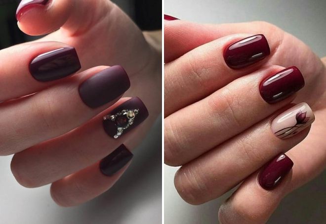 винный цвет сочетание