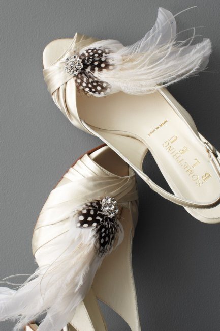 Винтажные с перьями