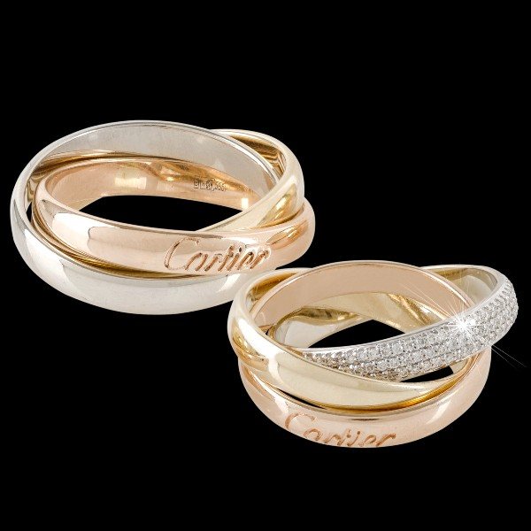 витые кольца на свадьбу