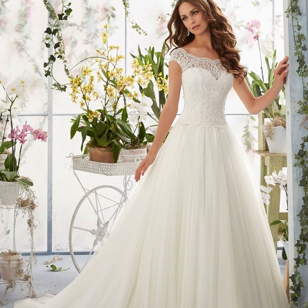 воздушное платье невесты